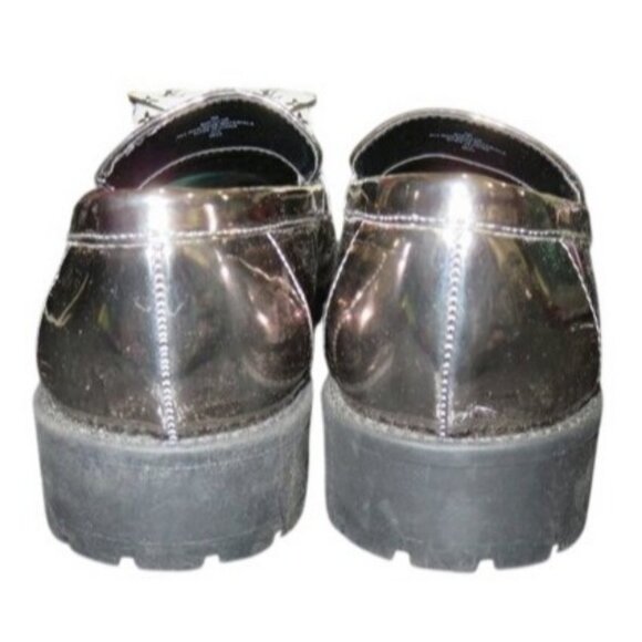 Bandolino Metallic Fillup Loafer Driving Shoe Slip On tassle embellished size 7 - Picture 4 of 8